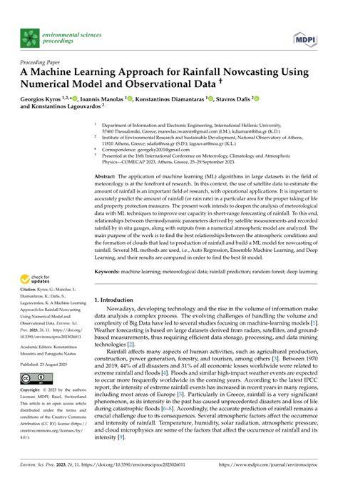 RESEARCH ARTICLE Observational and Numerical Modeling … - raincitystudios.com