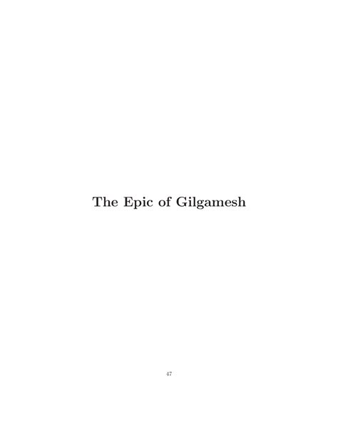 Research Guides: Ancient Classics: Epic of Gilgamesh - wintechmobiles.com