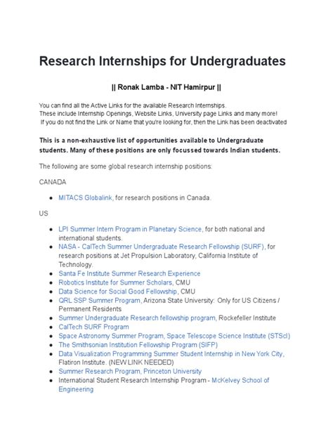 Research Internships - PacMam - raincitystudios.com