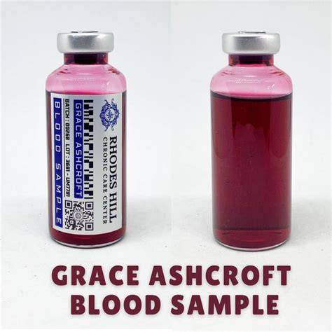 Resident Evil Requiem: Grace Ashcroft Blood Sample Vial - raincitystudios.com