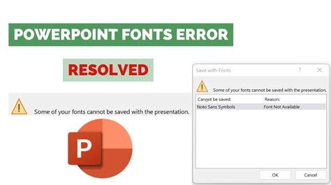 RESOLVED Fix Some of your fonts cannot be saved with the