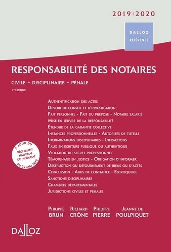 RESPONSABILITE CIVILE DES NOTAIRES