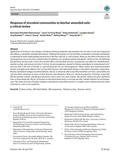 Response of microbial communities to biochar … - raincitystudios.com