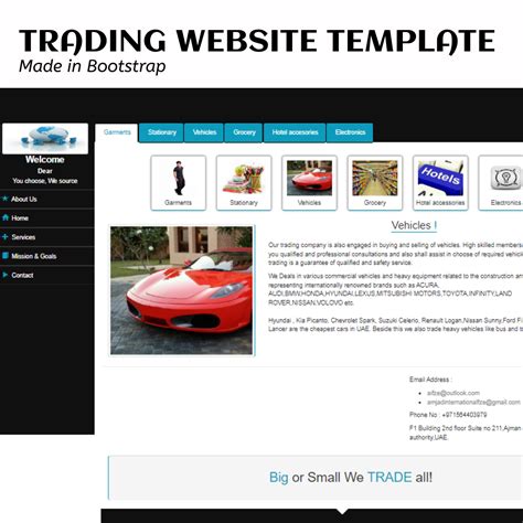 RESPONSIVE WEBSITE TEMPLATE made in Bootstrap MasterBundles