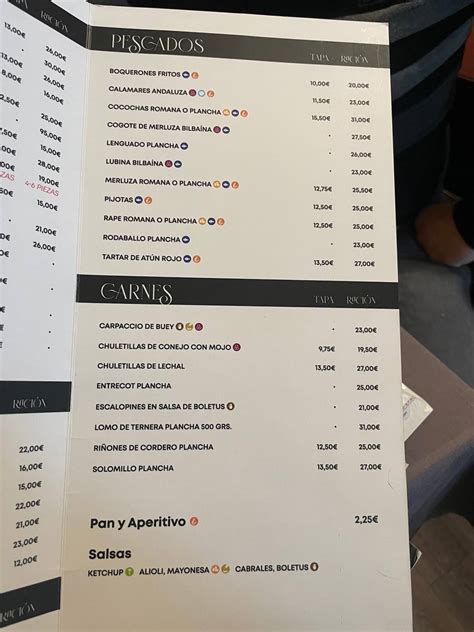 RESTAURANTE SALA, Guadarrama - Menú, Precios y …