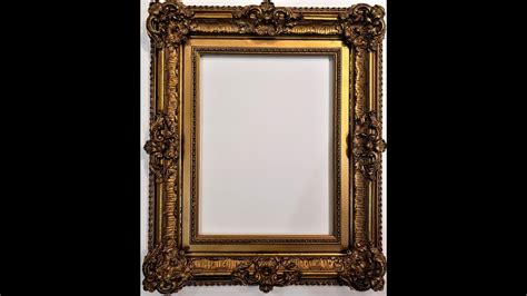 Restoration of damaged ornate frame #artframe - muktibox.com