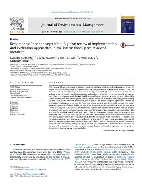 Restoration of riparian vegetation: A global review of implementation ... - raincitystudios.com
