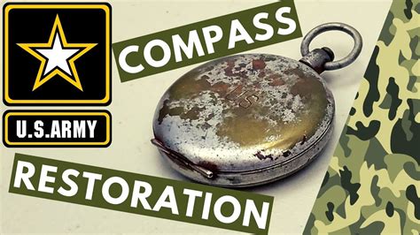 Restoration U.S. Army Compass from WW2 - muktibox.com