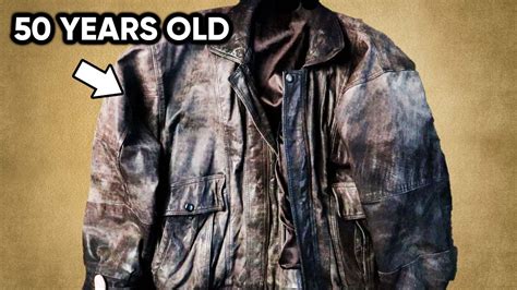 Restoring a Vintage Leather Jacket | How to Restore Old & Dry Leather ... - muktibox.com