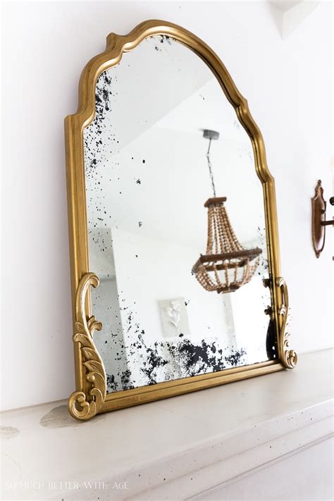 Restoring an Antique Mirror - French Country Cottage - muktibox.com