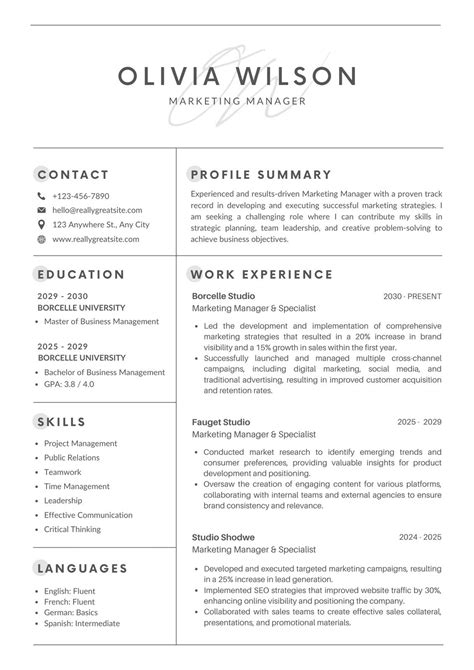 Resume Templates - Ithaca College - muktibox.com