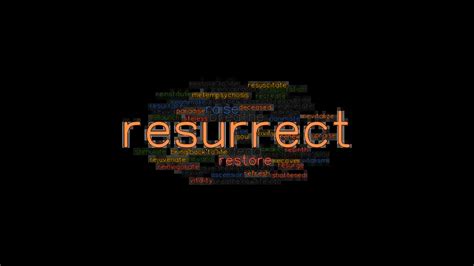 RESURRECT Synonyms and Related Words. What is Another Word for