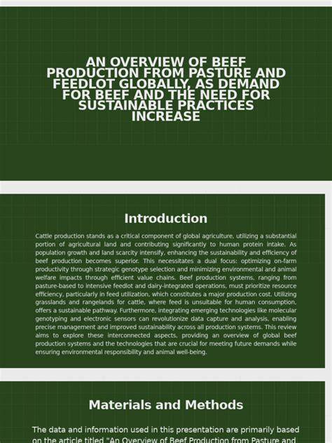 Review: An overview of beef production from pasture and feedlot ... - raincitystudios.com