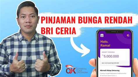 REVIEW BRI CERIA - PINJAMAN ONLINE BUNGA RENDAH DARI BRI