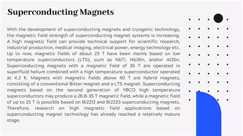 Review on Applications of Superconducting Magnets in Medical Field - wintechmobiles.com