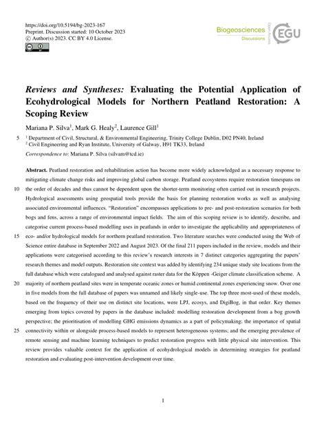 Reviews and syntheses: A scoping review evaluating the potential ... - raincitystudios.com