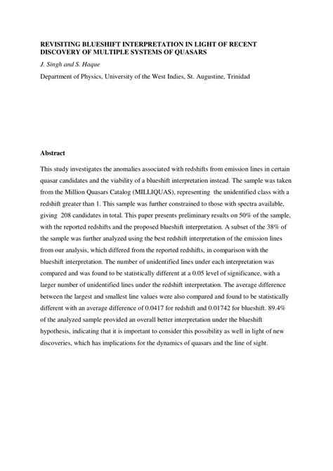 Revisiting Blueshift Interpretation In Light Of Recent Discovery Of ... - muktibox.com