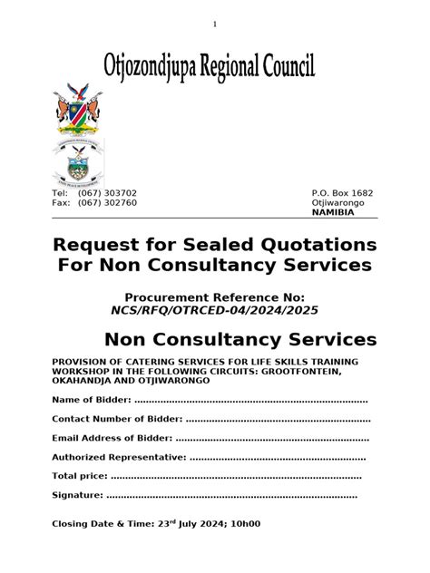 RFQ NCS. 