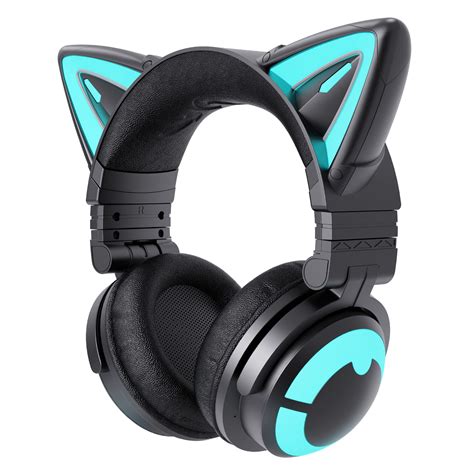 RGB Cat Ear Headphone with Mic 3.5mm Gaming Headset …