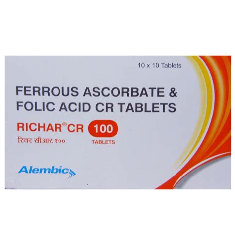 RICHAR CR 100MG TAB ( ALEMBIC PHARMACEUTICALS LTD ) - Buy RI …