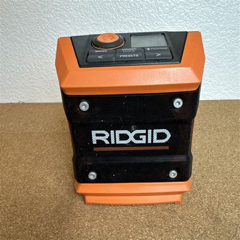 RIDGID 18v Cordless Mini Bluetooth Radio 18 Volt R84086 - eBay