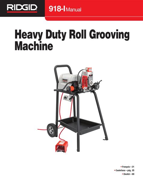 RIDGID 918-I OPERATOR