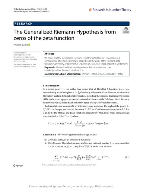 Riemann Hypothesis Zeta Zeros - wintechmobiles.com