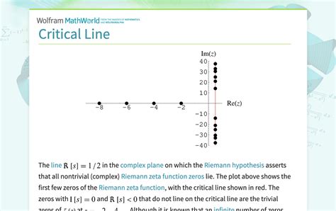 Riemann Zeta Zeros Critical Line Plot - wintechmobiles.com