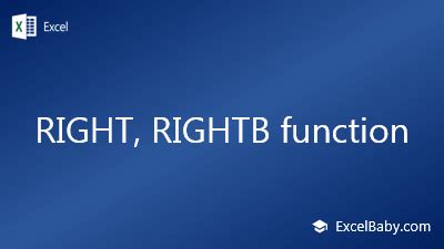 RIGHT, RIGHTB functions - Microsoft Support