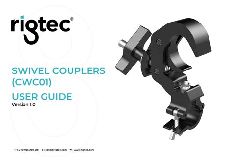 RIGTEC CWC01 Racks & Stands Operation & user’s manual PDF …