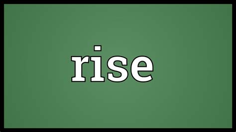 RISE - Definition by AcronymFinder