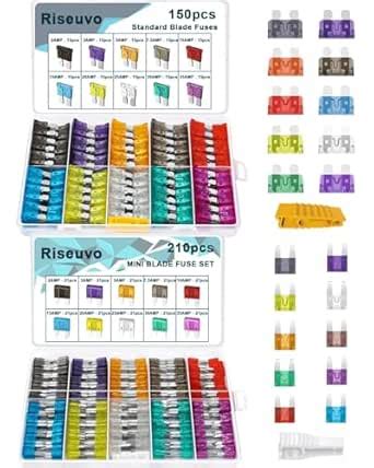 Riseuvo 220pcs - Car Blade Fuses Assortment Kit, … - raincitystudios.com