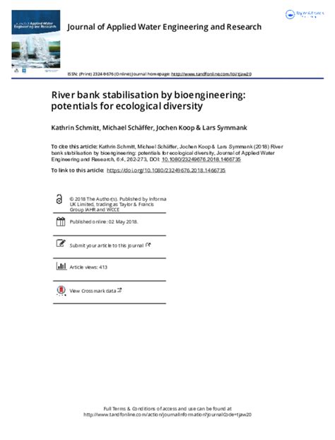 River bank stabilisation by bioengineering: potentials for ecological ... - raincitystudios.com