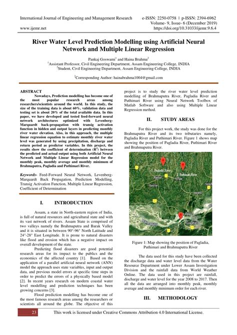 River Water Level Prediction Modelling using Artificial Neural Network ... - coolestguyplanet.net