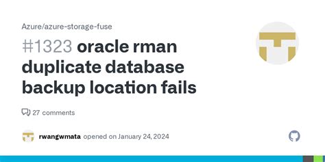 RMAN Duplicate fails...resumable? — oracle-tech