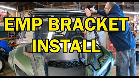 RMAX 1000 XT-R EMP light bracket install - YouTube