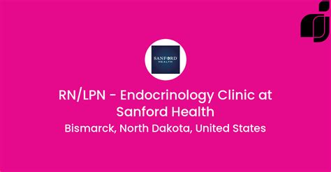 RN or LPN - General Surgery Clinic Job in Bismarck, ND at Sanford …