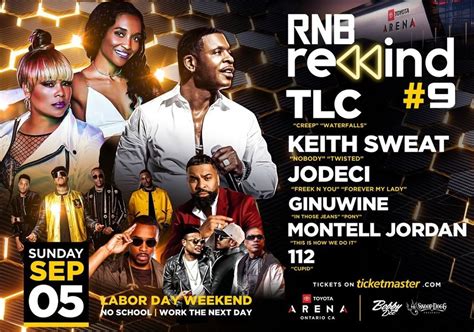 RNB Rewind #9 with TLC, Keith Sweat & Jodeci Toyota Arena