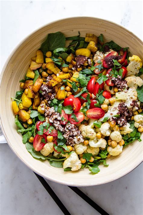 ROASTED CAULIFLOWER, CHICKPEA + GOLDEN BEET …