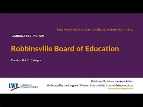 ROBBINSVILLE BOARD OF EDUCATION - Government of New …