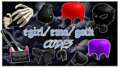 ROBLOX Aesthetic E-girl/baddie/gothic/emo, accessories …