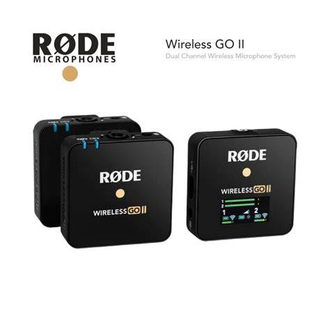 Rode Wireless GO II 2-Person Compact Digital … - raincitystudios.com
