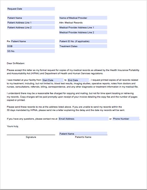 ROI Patient request for medical records 7.15.2024