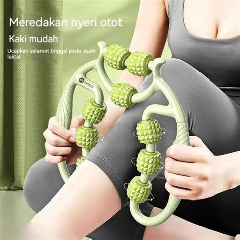 Roller Pijat/ Pijit Betis 9 Roda-Alat Pijat Manual Pria,Wanita Facial ... - raincitystudios.com