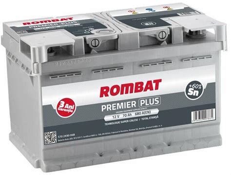 ROMBAT Premier 70Ah 680A (Acumulator auto) - Preturi - Compari.ro