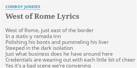 ROME LYRICS