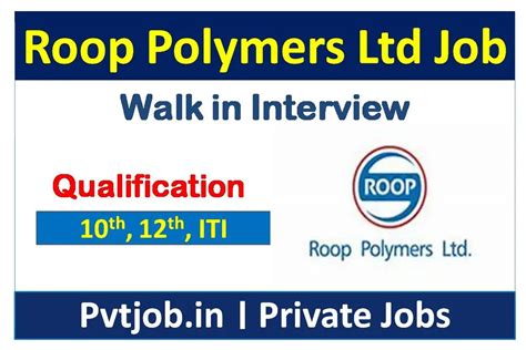 ROOP POLYMERS LTD Careers and Employment Indeed.com