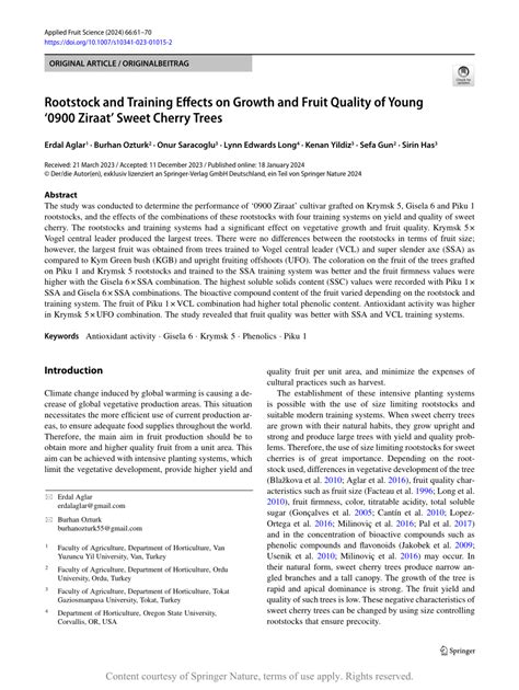 Rootstock effects on growth, reproduction and wood ... - Springer - raincitystudios.com