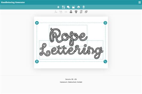 Rope Lettering - muktibox.com