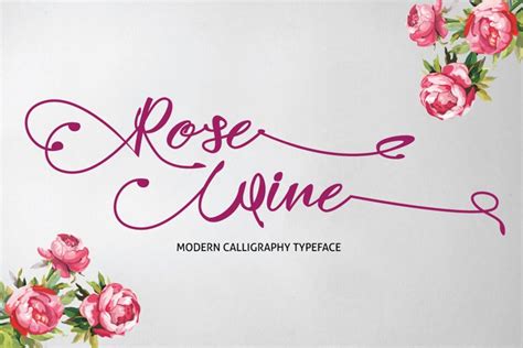 Rose Wine Typeface - muktibox.com